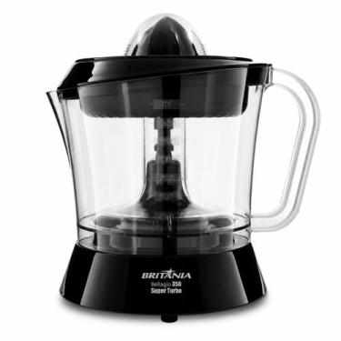 Imagem de Espremedor De Frutas Turbo 350W Preto Britânia Laranja Juice Suco Extr
