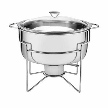 Imagem de Rechaud Banho-Maria Tramontina Inox 7L com Fogareiro