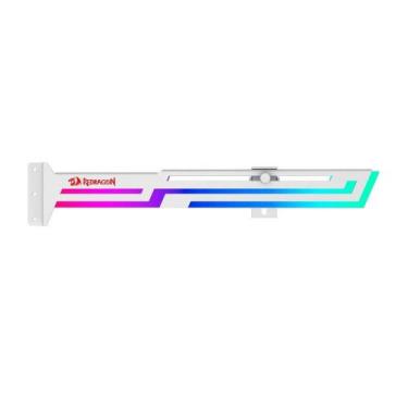 Imagem de Suporte para Placa de Vídeo em Gabinete RD-GCP03W RGB Redragon, Branco