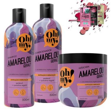 Imagem de Kit Oh My Amarelou Geral 500ml 3 Itens - Oh My Cosmetics