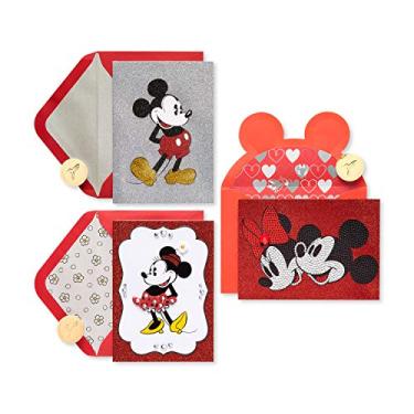 Imagem de Papyrus Disney Cartão em branco sortido, Mickey e Minnie Mouse (3 unidades)