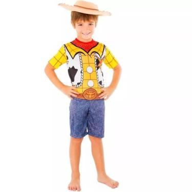 Imagem de Fantasia Woody Infantil Toy Story Com Chapéu Original Disney Global 04