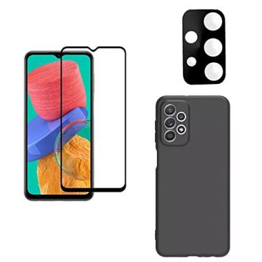 Imagem de Capa Anti Impacto Aveludada + Película Cerâmica + Pel Câmera Para Samsung A53 (Galaxy A53)