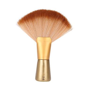 Imagem de Rotekt Escova de cabelo macia grande em forma de leque cabeleireiro barbeiro pescoço espanador de rosto escova de cabelo ferramentas de corte de cabelo