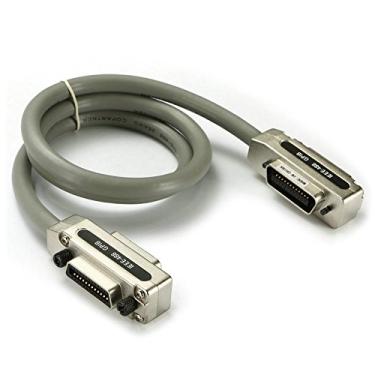 Imagem de TEZONG IEEE-488 GPIB/HPIB CN24 Conector de extensão de metal macho para fêmea Cabo Gpib 1,5 m 1 unidade