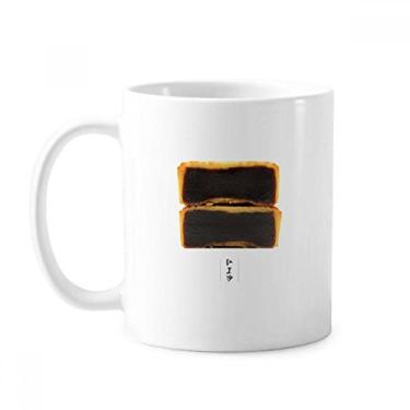 Imagem de Pasta de feijão vermelho lua bolo outono caneca festival cerâmica xícara de porcelana café louça