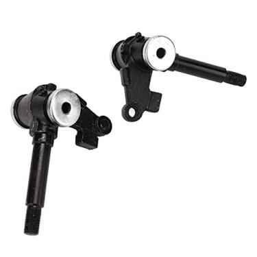 Imagem de Leapiture Steering Strut Knuckle Spindle Par Steering Strut Knuckle Spindles 14mm Thread Replacement for 50cc 110 150cc Drum Brake Wheel Hub Go Kart Mini SUV