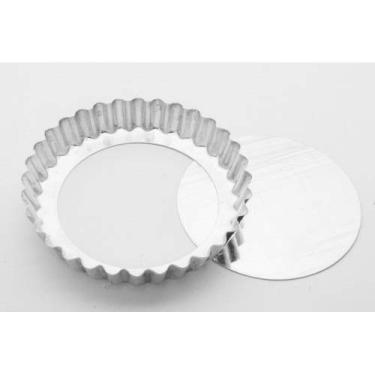Imagem de Forma Para Torta Crespa Fundo Falso 28 Cm Alumínio