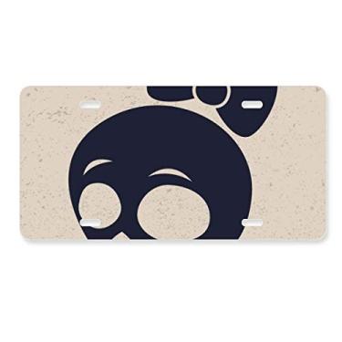 Imagem de DIYthinker Adorável acessório de aço inoxidável para decoração de carro com caveiras de Halloween