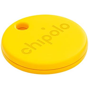 Imagem de Chipolo ONE - 1 pacote - Localizador de chaves, rastreador Bluetooth para chaves, localizador de itens, Chamar celular, Funciona com Chipolo App (compatível com iOS e Android) AMARELO