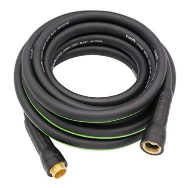 Imagem de Eaduty Mangueira de jardim híbrida 1,5 cm x 6,3 m, resistente, leve, flexível com alça giratória e acessórios de latão sólido