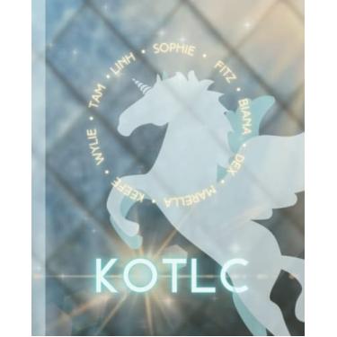Imagem de Caderno de redação de personagens KOTLC Keeper of the Lost Cities - Alicorn in Starry Sky