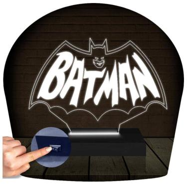Imagem de Luminária Led 3D Batman Herói 4 |