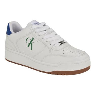 Imagem de Calvin Klein Tênis masculino Acre, Branco Multi 142, 44