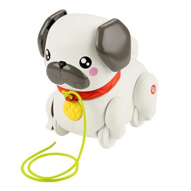 Imagem de Fisher-Price, Brinquedo para Bebês Pug Passeia Comigo para crianças a partir de 1 ano