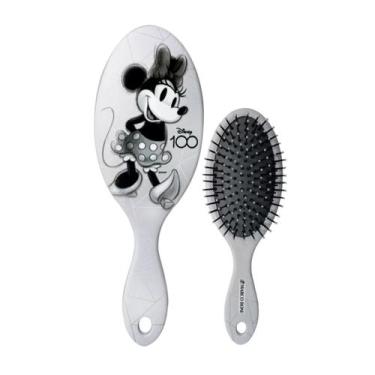 Imagem de Escova Cabelo Oval Coleção 100 Anos Disney Minnie Marco Boni, Cinza