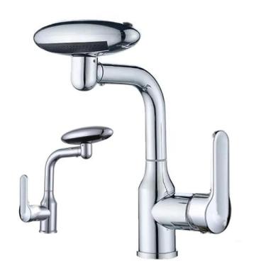 Imagem de Torneira Monocomando Cozinha Misturador Rotaçao 360 Graus Agua Quente 