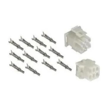 Imagem de Conector 6 Vias Hylok Macho + Fêmea com Terminais Uso Geral - Supri Pe