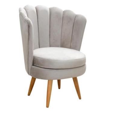 Imagem de Poltrona Decorativa Pétala Flor Girassol Moderna Pé Fixo - Bella Decor