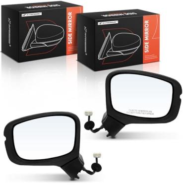 Imagem de A-Premium Par (2) espelhos retrovisores elétricos do lado do motorista e do passageiro - compatível com Honda Odyssey 2018 2019 2020 2021 2022 - Espelho retrovisor externo externo não aquecido,