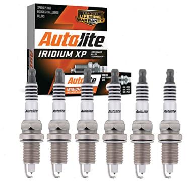 Imagem de 6 velas de ignição Autolite Iridium XP compatíveis com Jeep Cherokee 4.0L 4.2L L6 1978-2001