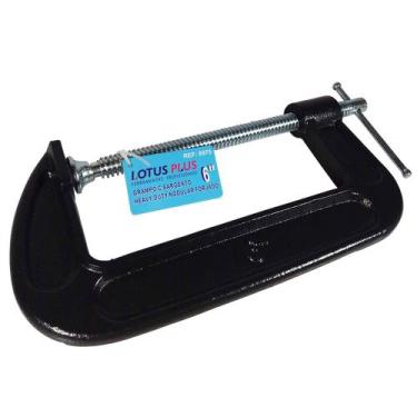 Imagem de Grampo Tipo C sargento carpinteiro 6" Plus Lotus