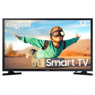 Imagem de Smart Tv Samsung 32 Polegadas Hd Hdr Tizen Preto Bvolt