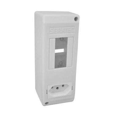 Imagem de Caixa de sobrepor para disjuntor com tomada 20a - Sibratec, 10A