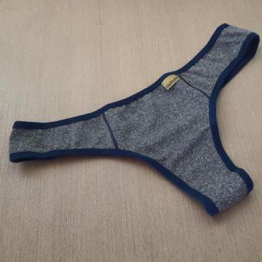 Imagem de Tanga Fio Dental Mescla Elástico Colorido - C8438 - Kit Mania Lingerie