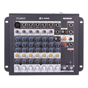 Imagem de Mesa De Som Mixer 8 Canais Ll Starmix 802 Bivolt  - LL AUDIO