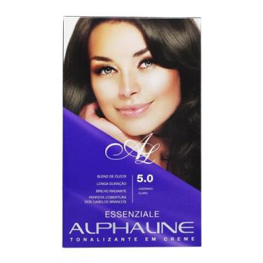 Imagem de Tonalizante em Creme Essenziale Castanho Claro 5.0 - Alphaline - Alpha