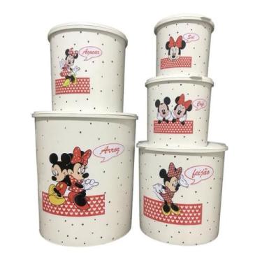 Imagem de Jogo mantimentos/vasilhas 5 pçs plástico linha OFF - Rdr, Off casal ve