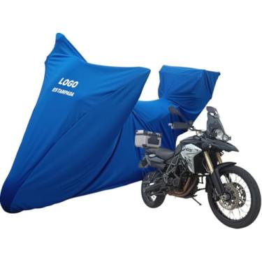 Imagem de Capa Sob Medida Moto Bmw F 800 F800 Gs Top Case Baú Central (Azul)