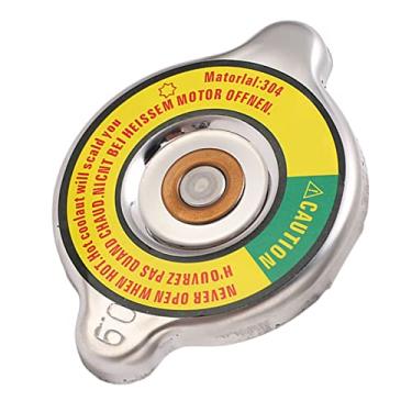 Imagem de Tampa do Tanque de água do Motor, Tampa do Tanque de Combustível de Liga de Alumínio, Bom Padrão de Vedação para Veículos Pesados (Meio Amarelo)