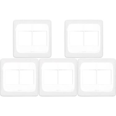 Imagem de Kit C/5 - Pial Placa  Pop 4X4 4 Mod. Lgp44P - Pial legrand