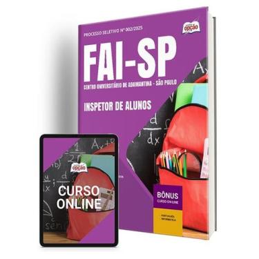 Imagem de Apostila FAI-SP 2025 - Inspetor de Alunos - Apostilas Opção