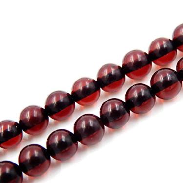 Imagem de Malahill Grânulos de pedra preciosa premium para fazer joias preciosas contas de pedra natural atacado 2 fios AAA grânulos âmbar vermelhos 4 mm