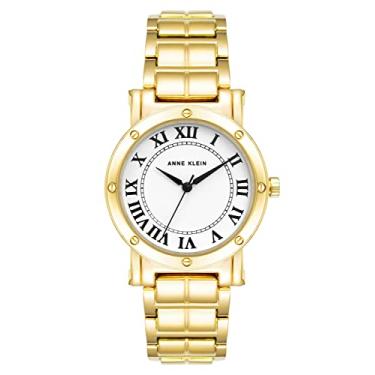 Imagem de Anne Klein Relógio de pulseira feminino, Dourado