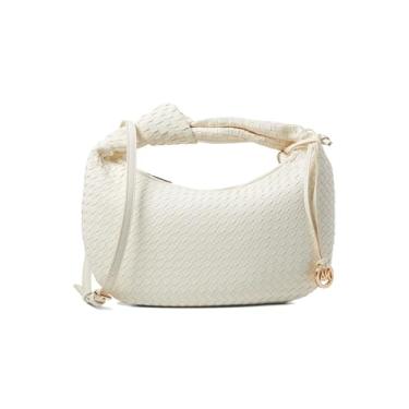 Imagem de Anne Klein Mini bolsa de ombro Hobo de tecido, Anne White, Anne White, Medium