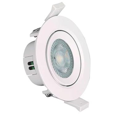 Imagem de Spot LED Branco Redondo Embutir 3W 3000K Bivolt