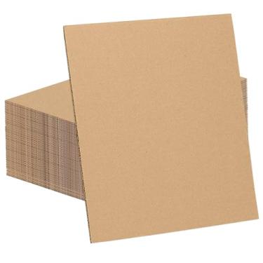 Imagem de Doubleggs Pacote Com 60 Folhas De Papelão Ondulado De 12 X 16 Polegadas, Inserções De Papelão Plano De 2 Mm De Espessura Para Artesanato, Correspondência, Embalagem, Remessa, Projetos De Artesanato