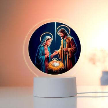 Imagem de Luminária colorida Led UV - Sagrada Familia