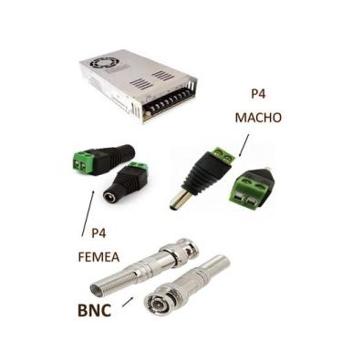 Imagem de Fonte Chaveada 12V 20A 240W C/. 20 Conectores Bnc, P4 - Geral