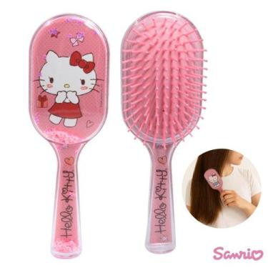 Imagem de Escova  Hello Kitty Para Cabelos Oval Base Almofada - Sanrio