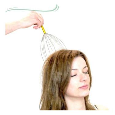 Imagem de Massageador De Cabeça 12 Pontas Alivia O Stress Coçador - WCAN