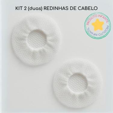 Imagem de Kit 2 Redinhas de Ballet Infantil para Cabelo - Magic Sky, Branco, Úni
