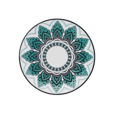 Imagem de Jogo De Pratos Sobremesa Em Porcelana Coup Com 6 Peças 21cm Oxford Serene