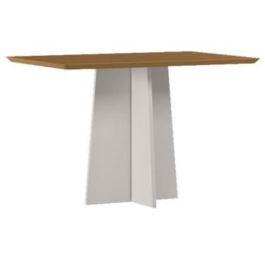 Imagem de Mesa De Jantar Anitta 120x80 Cm Sem Vidro Off White Ype
