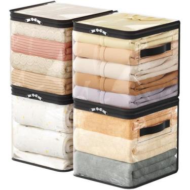 Imagem de Sacos de armazenamento de roupas Lifewit, pacote com 4 unidades transp