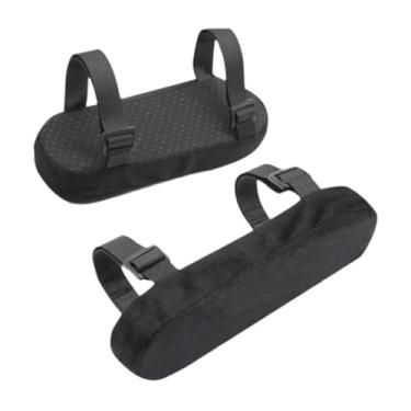 Imagem de MotiveTech 2 peças almofada de apoio de braço para cadeira, apoio de braço confortável, suporte de cotovelo, capa protetora para de braços para cadeiras de mesa
